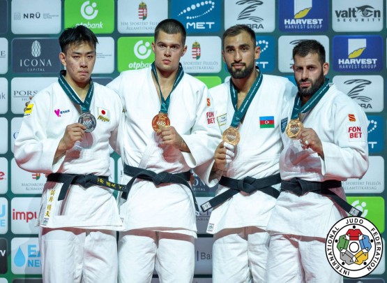 Kişi cüdoçularımız dünya çempionatında medal sayına görə rekordu təkrarladılar